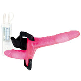 Joyride Pink Duo Double Penis Vibrating Dildo Strap On Default Title > Realistic Dildos and Vibes > Vibrating Strap Ons